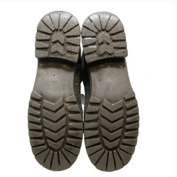 Steve Madden Hacienda Tall Distressed Brown Leather Boots - Size 10 - Picture 6 of 9